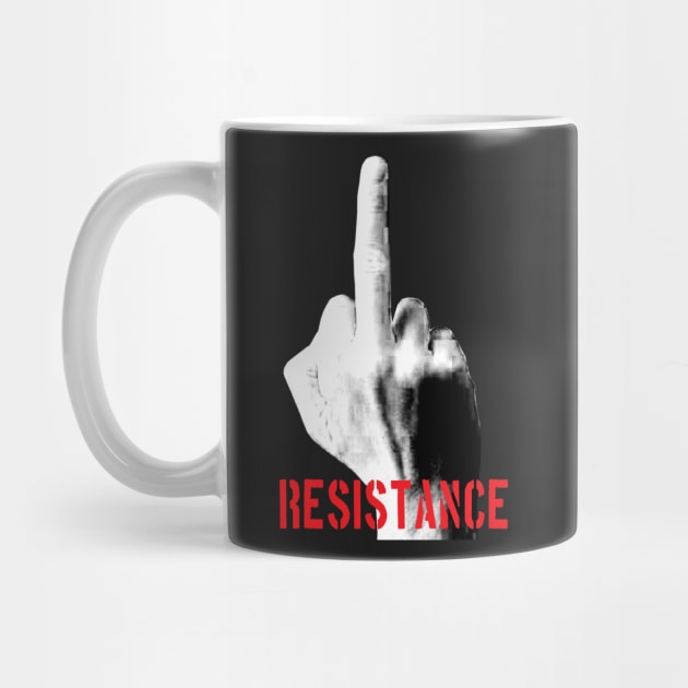 Resistance Middle Finger by artpirate